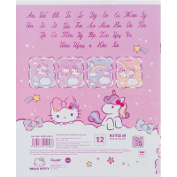 Зошит Kite Hello Kitty 12 аркушів, коса лінія (HK24-235-1) зображення 7
