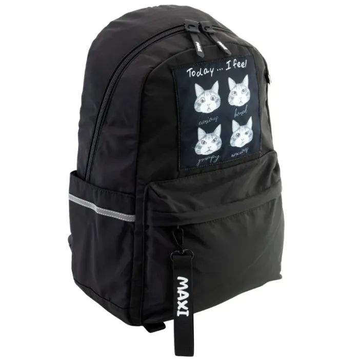 Рюкзак шкільний Maxi 16.5" Чорний (MX86211)
