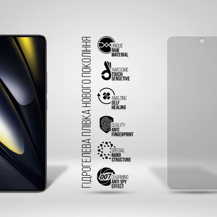Плівка захисна Armorstandart Anti-spy Xiaomi Poco F6 (ARM73486) зображення 2