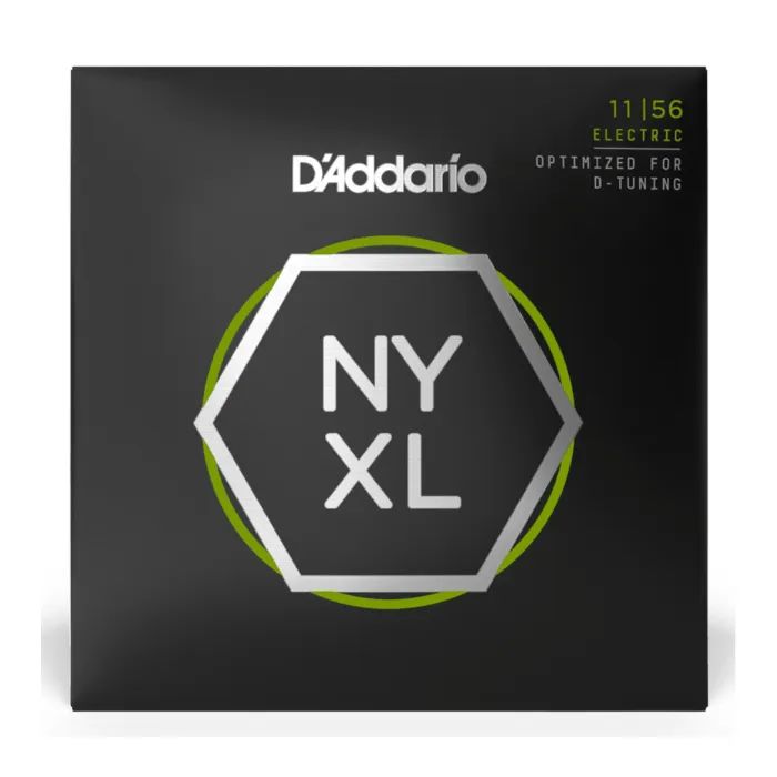 Струни для гітари D'Addario NYXL Medium Top / Extra-Heavy Bottom (11-56) (NYXL1156)