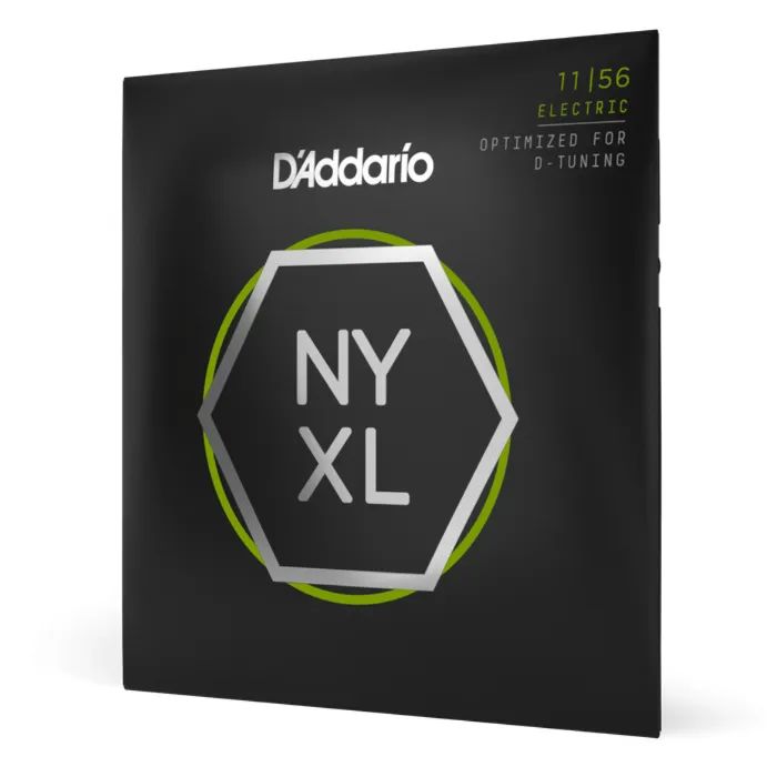 Струни для гітари D'Addario NYXL Medium Top / Extra-Heavy Bottom (11-56) (NYXL1156) зображення 2