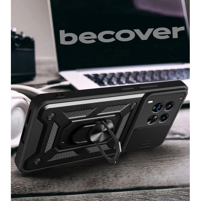 Чохол до мобільного телефона BeCover Military Tecno Camon 30 (CL6) Black (712170) зображення 3