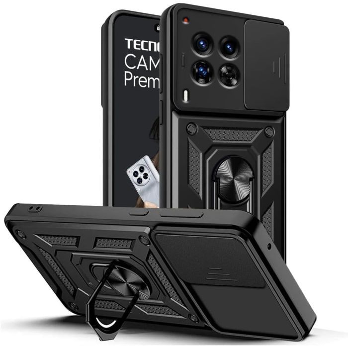 Чохол до мобільного телефона BeCover Military Tecno Camon 30 (CL6) Black (712170) зображення 7