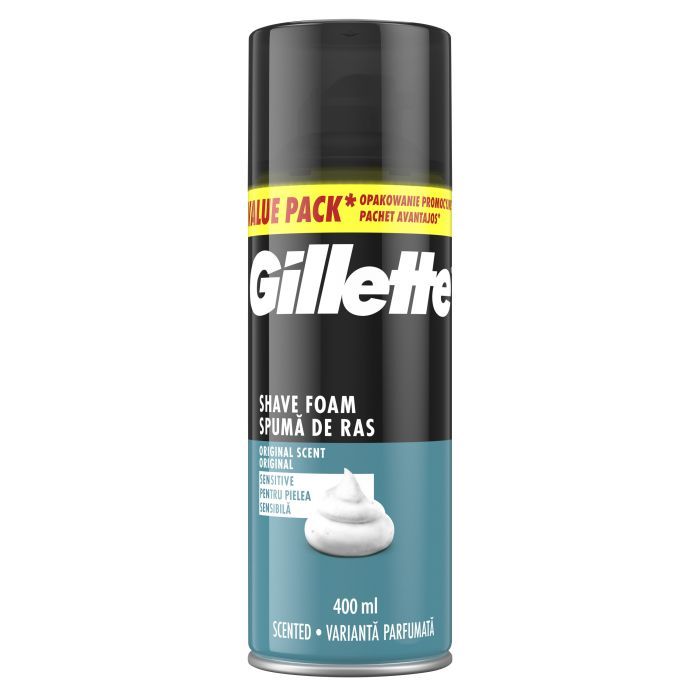 Пена для бритья Gillette Classic Sensitive 400 мл (8700216497039) изображение 2