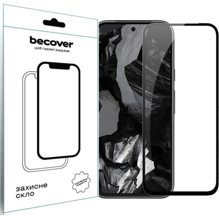 Скло захисне BeCover Google Pixel 8a Black (711663)