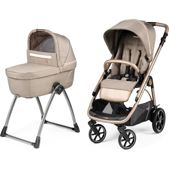 Коляска Peg-Perego 2 в 1 Veloce Belvedere с подставкой к люльке (Mon Amour) (PACK-VEL2100000011)