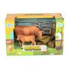 Фигурка Kids Team набор Ферма фермер, рыжий бык и телёнок (Q9899-X10_2) изображение 2