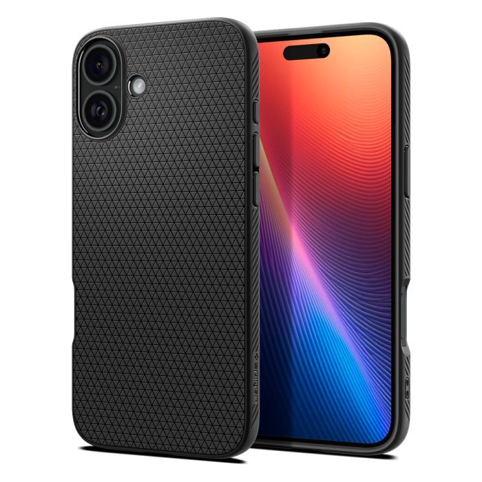 Чехол для мобильного телефона Spigen iPhone 16 Plus Liquid Air Matte Black (ACS08066) изображение 3