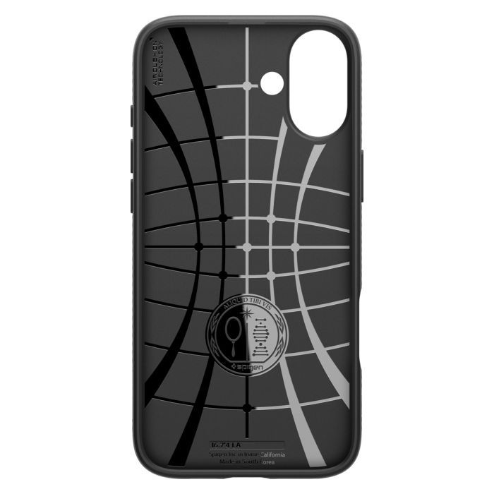 Чехол для мобильного телефона Spigen iPhone 16 Plus Liquid Air Matte Black (ACS08066) изображение 7
