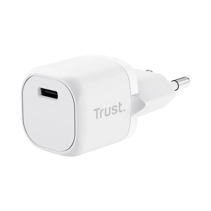 Зарядний пристрій Trust Maxo 20W USB-C PD white (25205_TRUST)