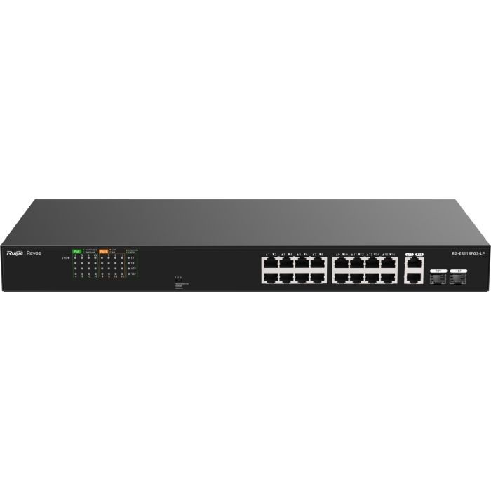 Коммутатор сетевой Ruijie Networks RG-ES118FGS-LP
