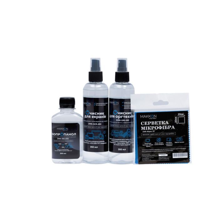Спрей для очистки Makkon for technique, plastic surfaces, 250ml (ZMN-UNI-250) изображение 2