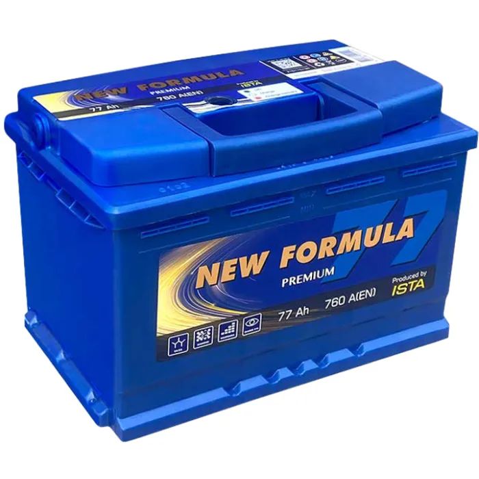 Аккумулятор автомобильный NEW FORMULA PREMIUM 77Ah Ев (-/+) (760EN) (5772304209)