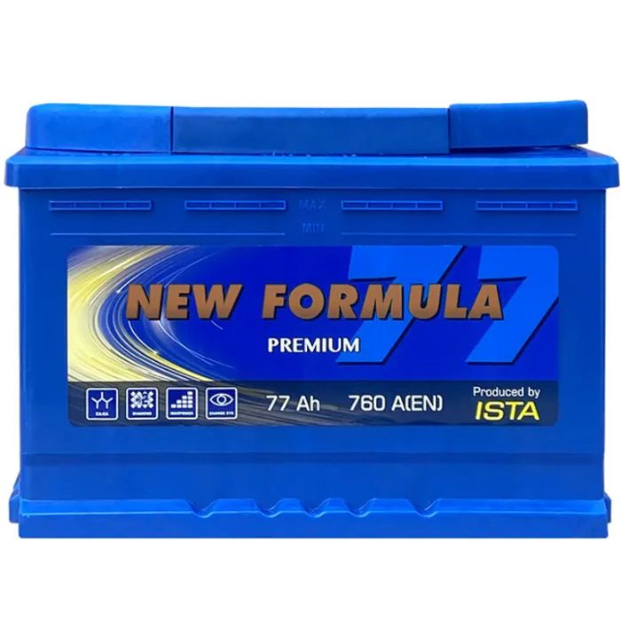 Аккумулятор автомобильный NEW FORMULA PREMIUM 77Ah Ев (-/+) (760EN) (5772304209) изображение 4