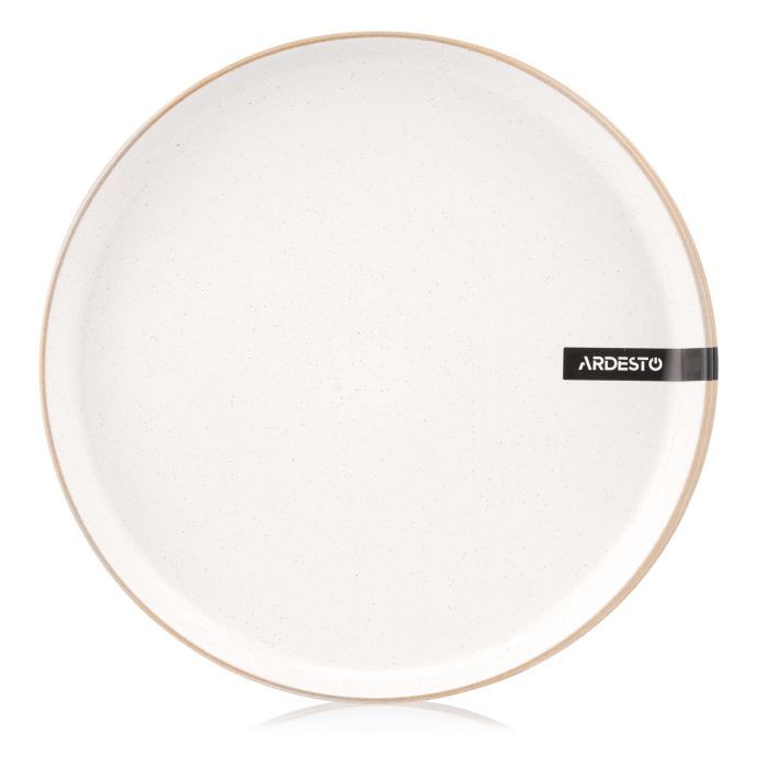 Тарелка Ardesto Apulia, 20.3см, кераміка, кремовий (AR2920AC)