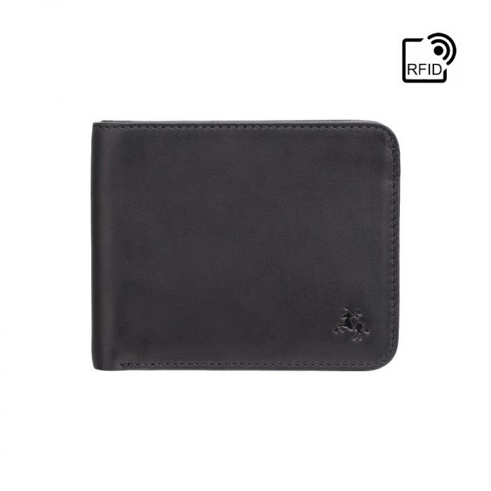 Кошелек Visconti VSL35 Trim c RFID Black-Orange (VSL35 BK/OR)