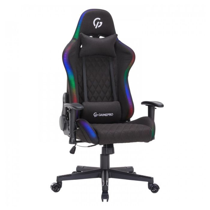 Кресло игровое GamePro GC700FB Fabric Size L RGB Black (GC700FB RGB)