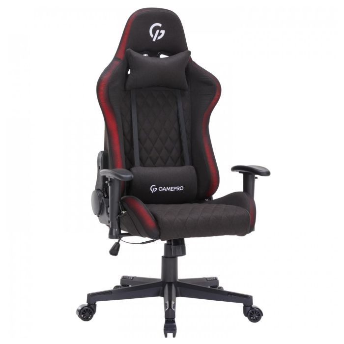 Кресло игровое GamePro GC700FB Fabric Size L RGB Black (GC700FB RGB) изображение 2