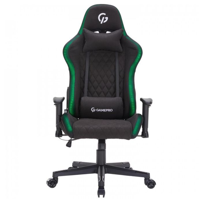 Кресло игровое GamePro GC700FB Fabric Size L RGB Black (GC700FB RGB) изображение 4