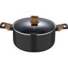 Каструля Bergner Earth black, з кришкою 20 см, 2.5 л (BG-32035-BK) зображення 2