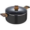 Каструля Bergner Earth black, з кришкою 20 см, 2.5 л (BG-32035-BK)