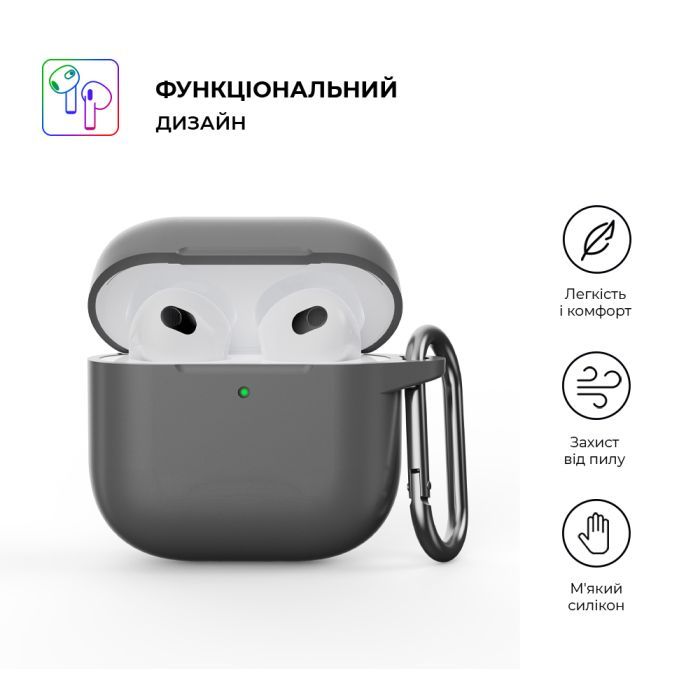 Чохол для навушників Armorstandart Hang Case для Apple AirPods 4 Lavender (ARM81282) зображення 2