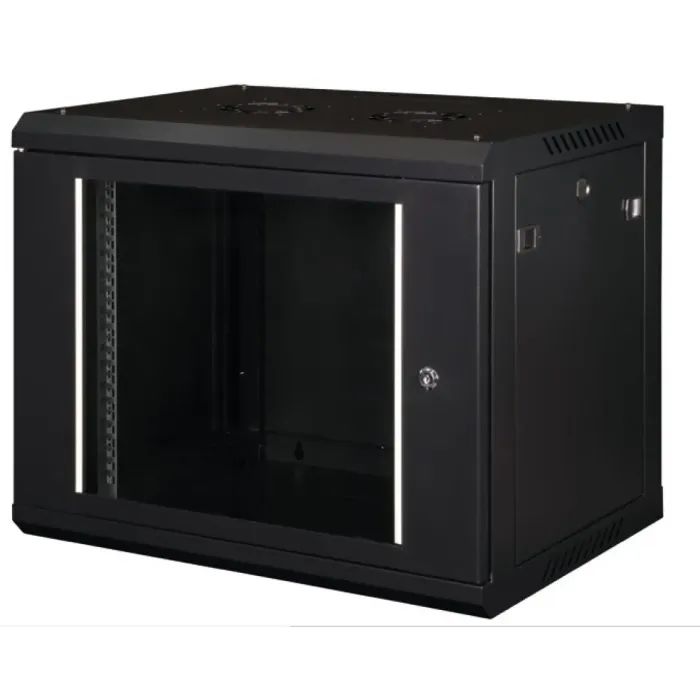 Шафа настінна Hypernet 12U 19" 600x450 ProLine (PL-WMNC-12U-BLACK)