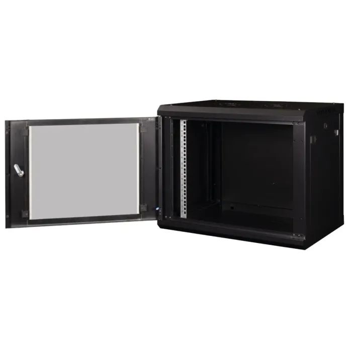 Шафа настінна Hypernet 12U 19" 600x450 ProLine (PL-WMNC-12U-BLACK) зображення 4