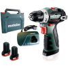 Шуруповерт Metabo PowerMaxx BS BL 12V, 2х2.0Ah, 20·38Нм, 0-400·0-1500об/мин, 0.8кг (601721500) изображение 4