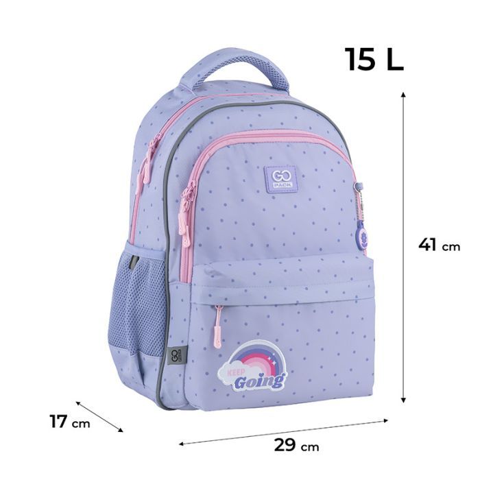 Рюкзак шкільний GoPack Education 182M Keep Going (GO25-182M-3) зображення 2