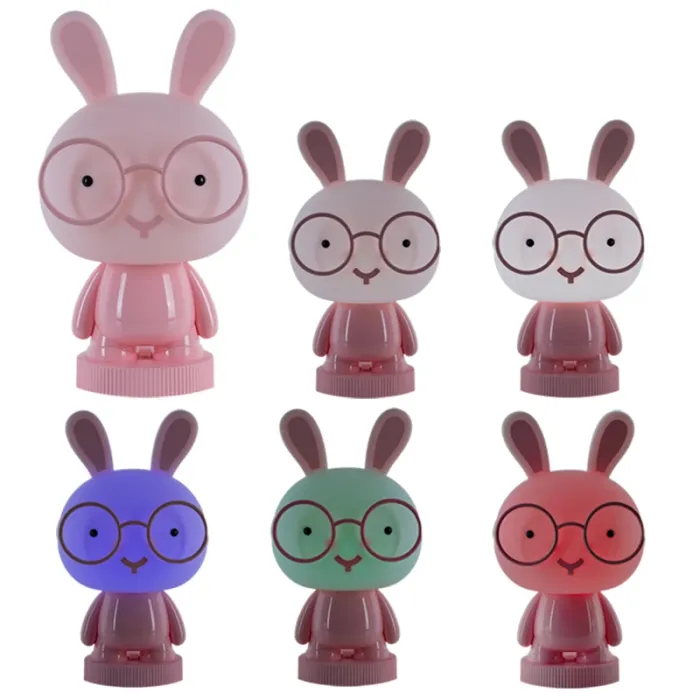 Нічник Kite Світильник LED з акумулятором Bunny, білий (K24-490-1-1) зображення 4