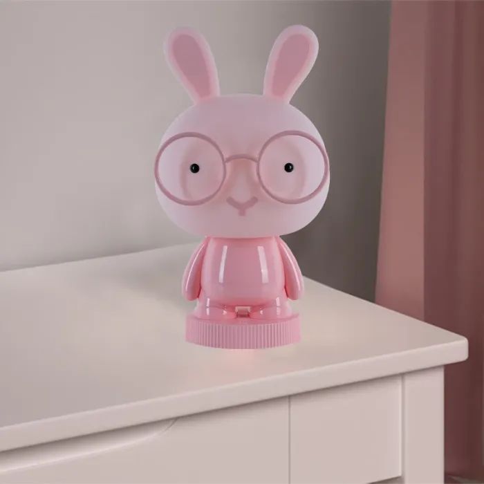 Ночник Kite Светильник LED с аккумулятором Bunny, голубой (K24-490-1-3) изображение 5