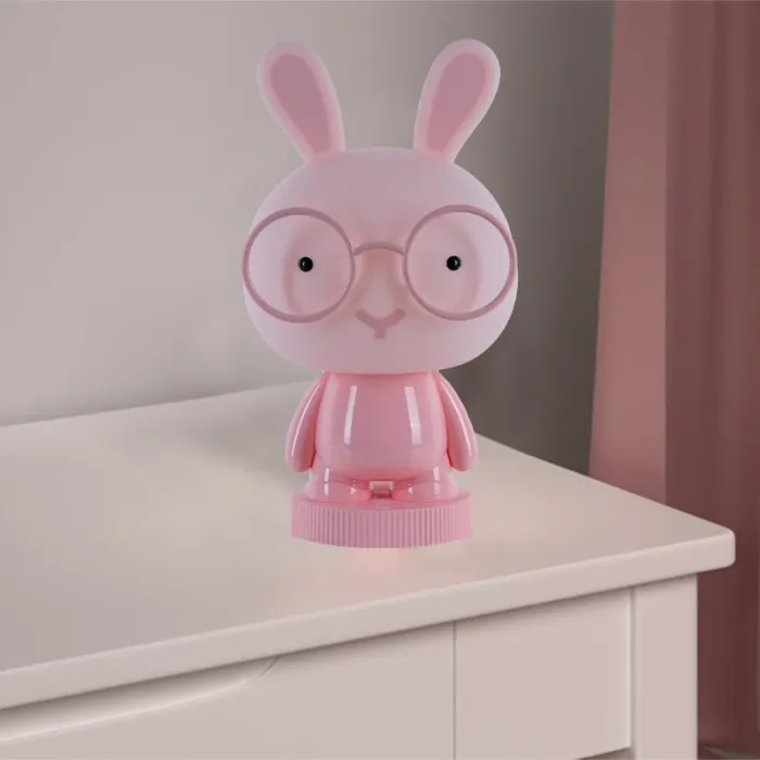 Нічник Kite Світильник LED з акумулятором Bunny, білий (K24-490-1-1) зображення 5