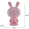 Нічник Kite Світильник LED з акумулятором Bunny, рожевий (K24-490-1-2) зображення 6