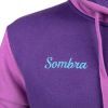 Кофта Jinx Overwatch Varsity Sombra Zip-Up Hoodie Purple/Pink L (JINX-9352L) изображение 2