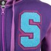 Кофта Jinx Overwatch Varsity Sombra Zip-Up Hoodie Purple/Pink L (JINX-9352L) изображение 3