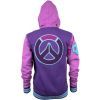 Кофта Jinx Overwatch Varsity Sombra Zip-Up Hoodie Purple/Pink L (JINX-9352L) изображение 5