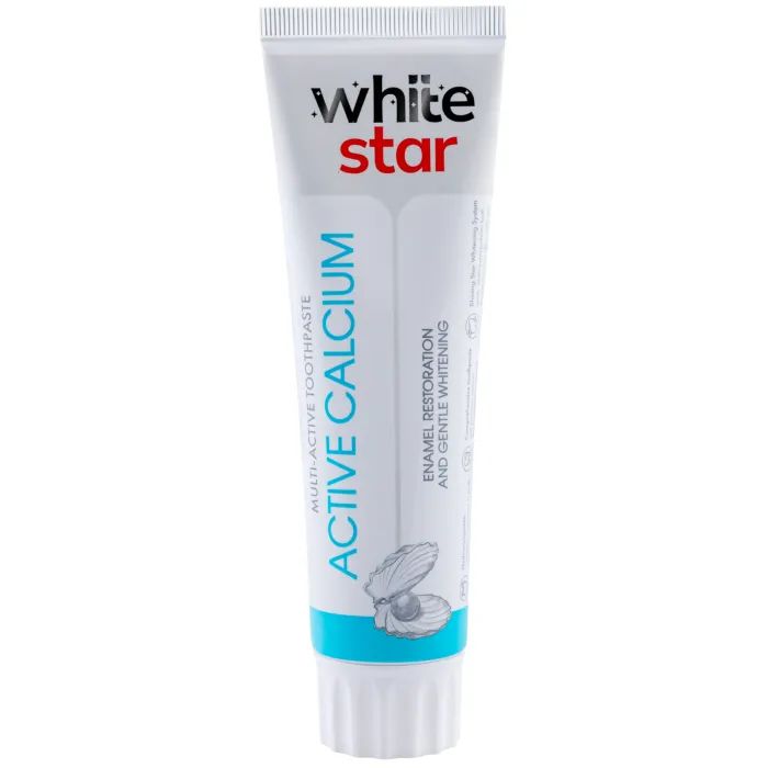 Зубна паста White Star Active Calcium 100 мл (3800237400294) зображення 4