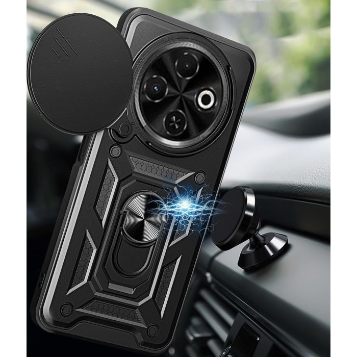 Чохол до мобільного телефона BeCover Military Tecno Spark 30C 4G Black (713074) зображення 3