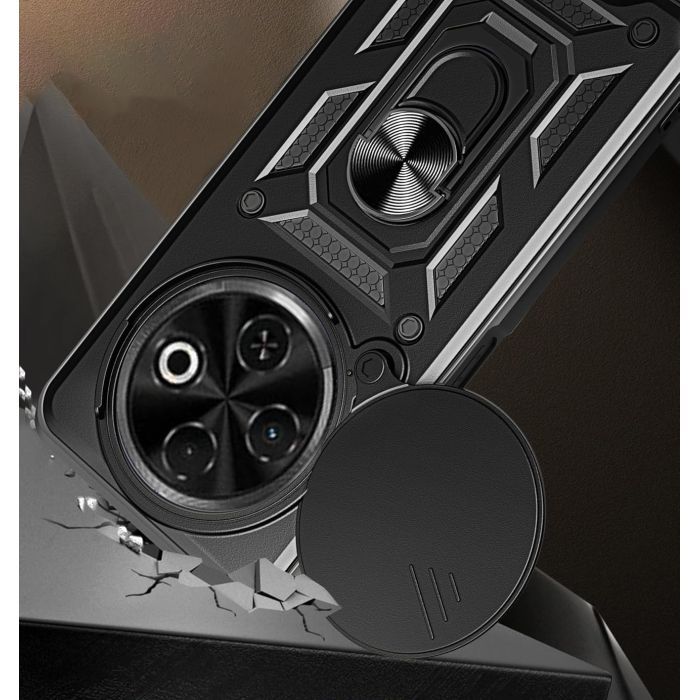 Чохол до мобільного телефона BeCover Military Tecno Spark 30C 4G Black (713074) зображення 5