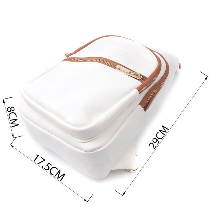 Сумка Vintage Из экокожи Белая (22757) изображение 3