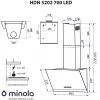 Витяжка кухонна Minola HDN 5202 BL/INOX 700 LED зображення 12