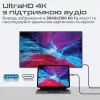 Кабель мультимедійний USB-C to HDMI M 1.8m + USB-CF grey Promate (hdmi-pd100.grey) зображення 3