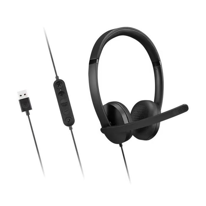 Навушники Lenovo USB-A Wired Stereo Headset Gen 2 Black (4XD1P83425)