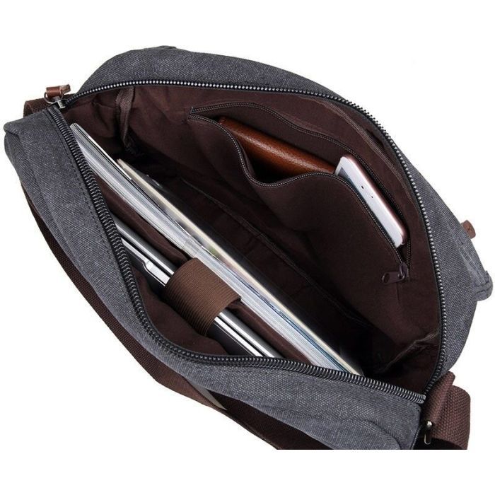 Сумка Vintage Сіра (14585) зображення 8