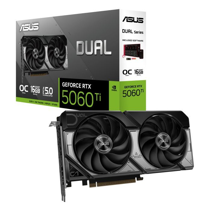Відеокарта ASUS GeForce RTX5060Ti 16Gb DUAL OC (DUAL-RTX5060TI-O16G) зображення 8
