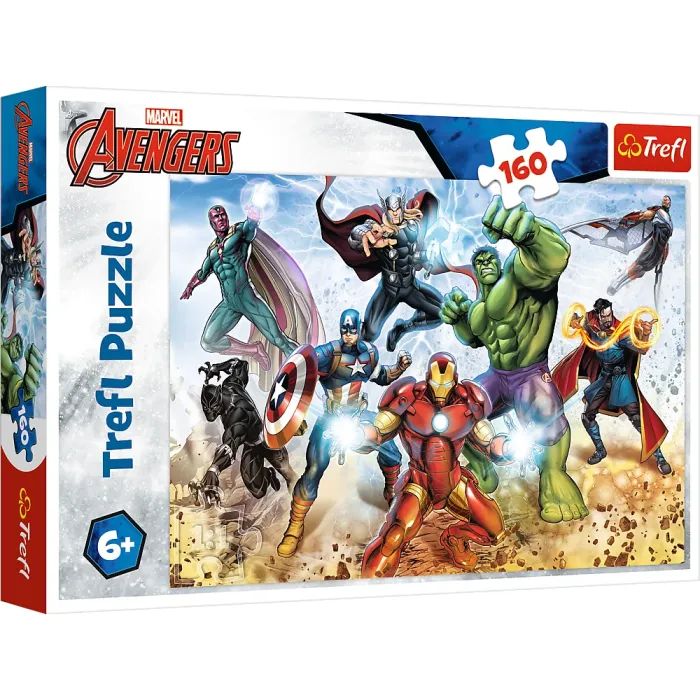 Пазл Trefl The Avengers Готовый спасти мир 160 элементов (5900511153682)