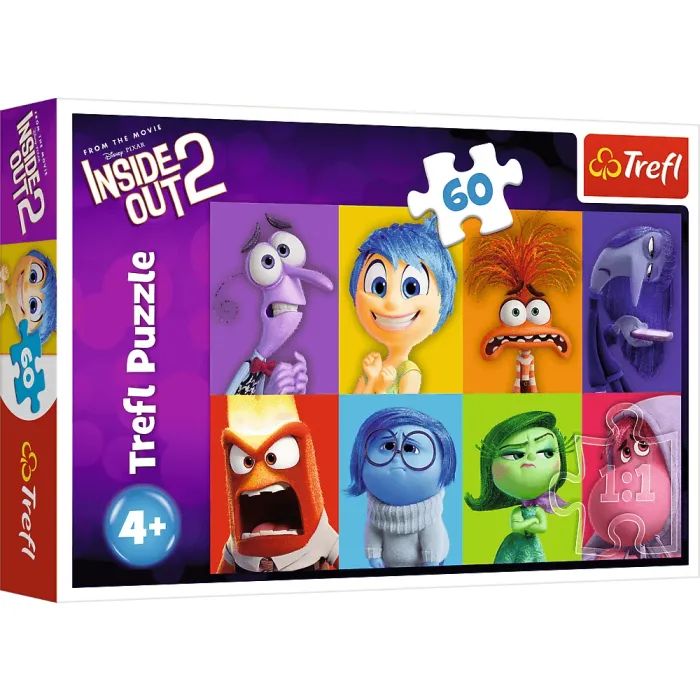 Пазл Trefl Inside Out 2 Знай свои эмоции 60 элементов (5900511173970)