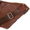 Сумка Grande Pelle Кожаная через плечо Коричневая (11358) изображение 7