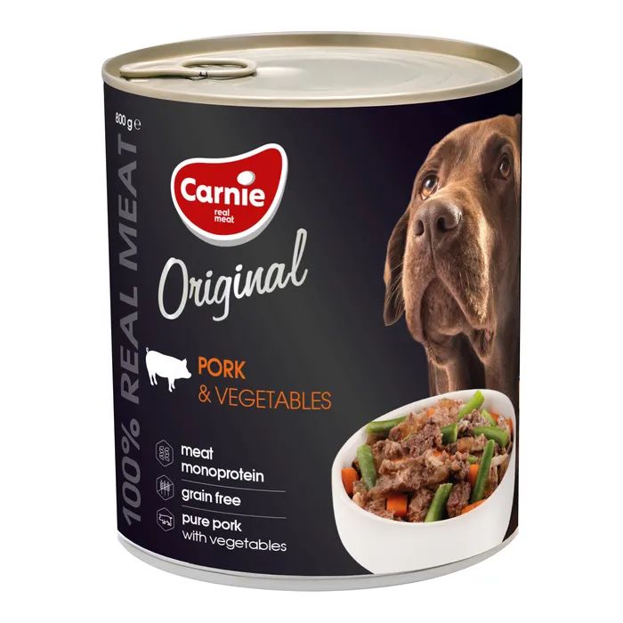 Консервы для собак Carnie Original Mono Protein Свинина с овощами 800 г (4820255193540)